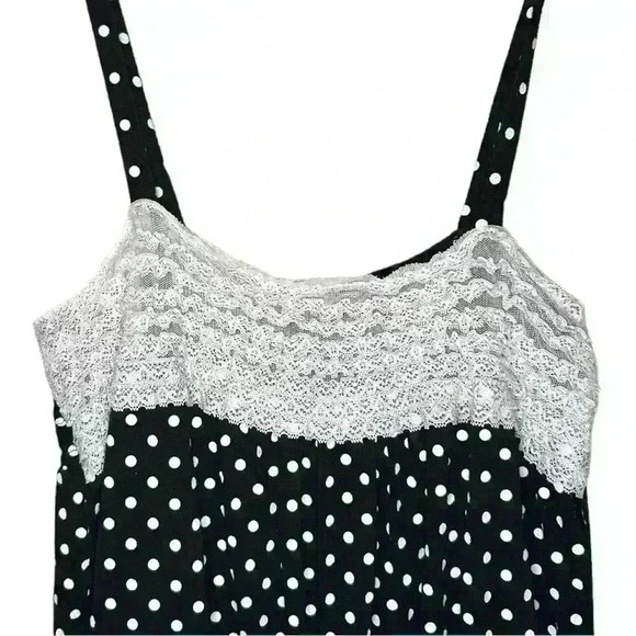 POLKADOT COQUETTE SLIP DRESS - Picture 2 of 4